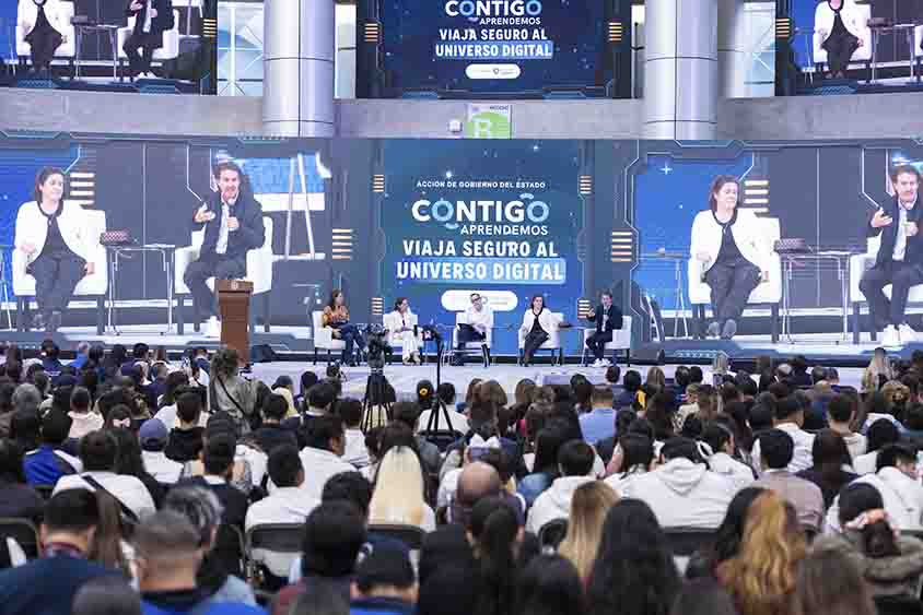 Inaugura Mauricio Kuri el evento Contigo Aprendemos 2025