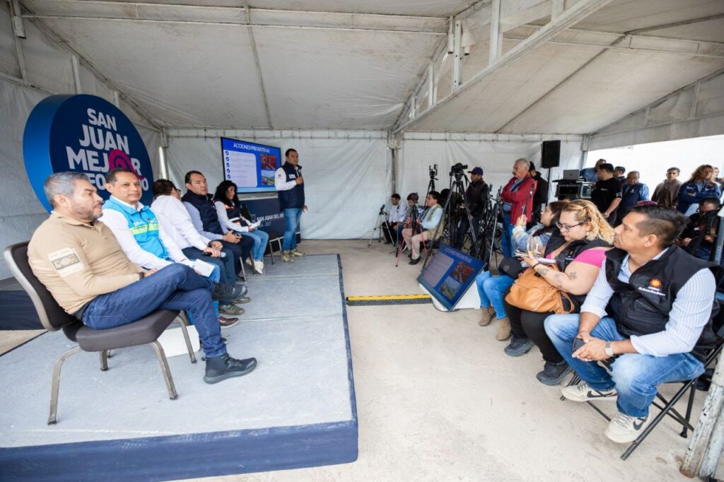 Roberto Cabrera reconoce a la Administración Municipal por su labor durante las lluvias y el crecimiento del cauce del Río San Juan