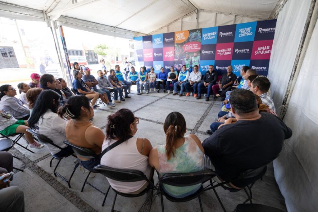 Programas de limpieza, poda y mantenimiento benefician a más de 300 mil sanjuanenses: Roberto Cabrera