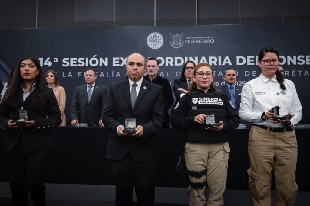 Fiscalía reconoce la labor heroica de las corporaciones policiales en Querétaro