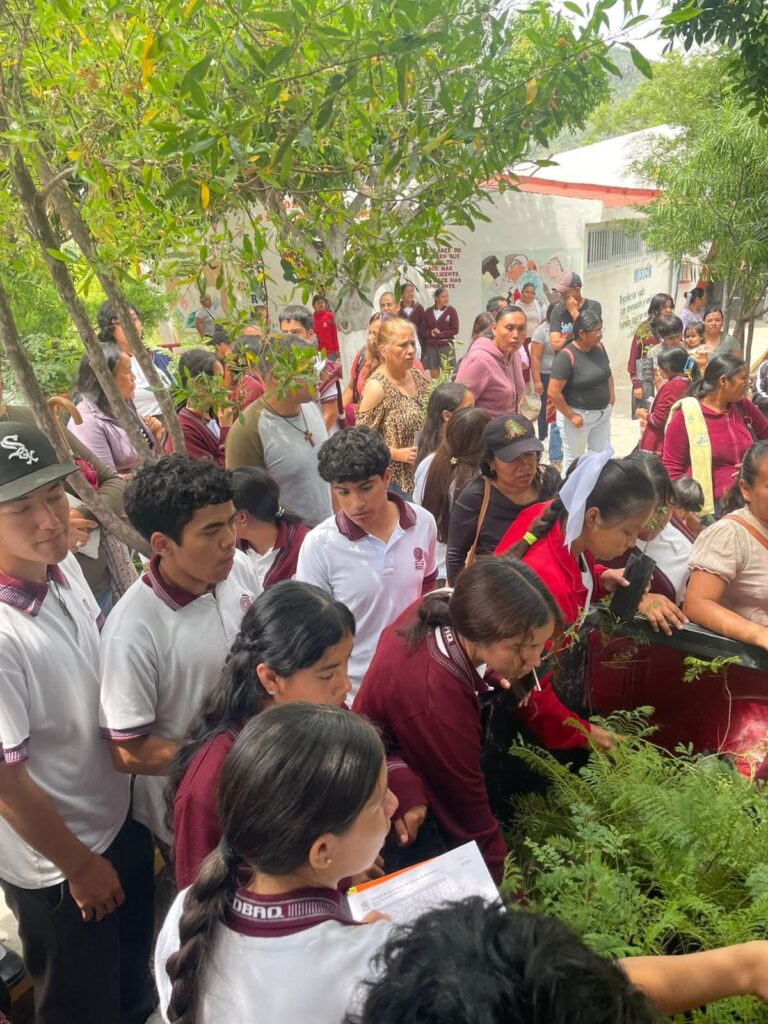 Presentan Club de Paz y Reforestación en EMSAD 19 San Miguel Palmas