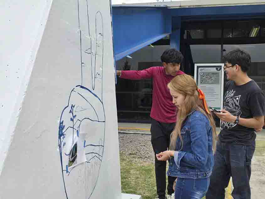 Fomenta UT San Juan bienestar estudiantil con jornada de Murales por la Paz