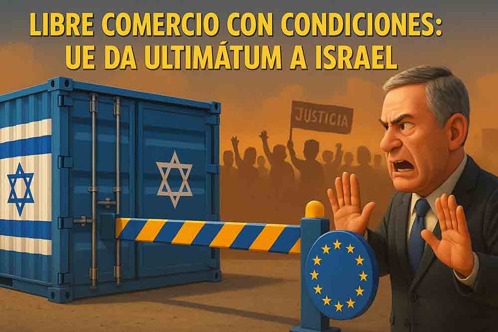 Comisión Europea propone suspender acuerdos de libre comercio con Israel por exportaciones tras crisis humanitaria en Gaza