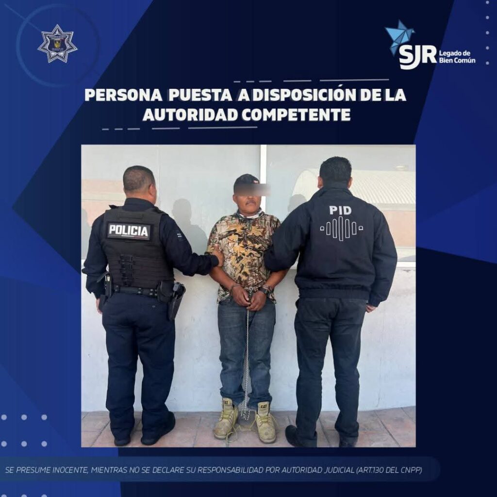 Detienen a masculino con orden de aprehensión vigente en el Nuevo Parque Industrial