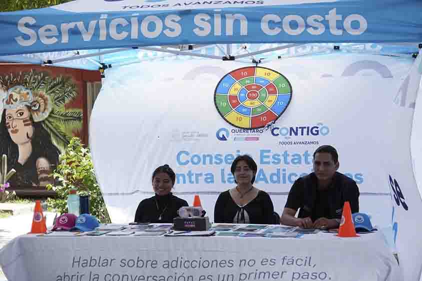 Lleva CECA cuidados de la salud mental a estudiantes del COBAQ 3