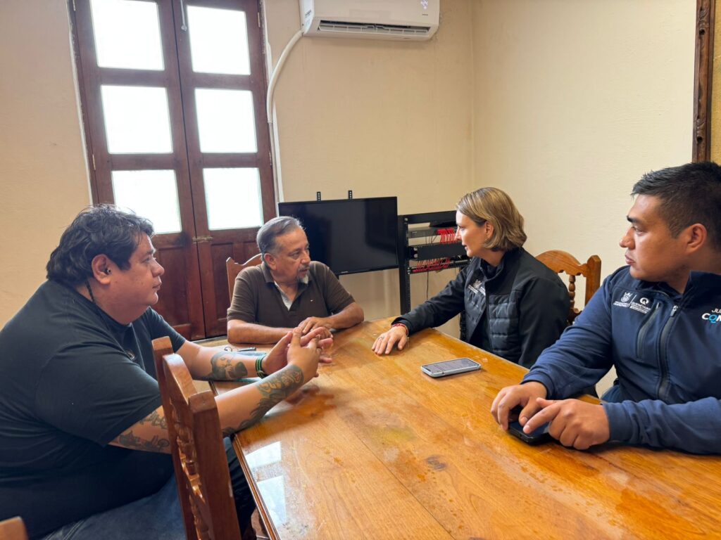 Analizan López Birlain y Cabrera Berrones nuevas fechas para llevar a cabo el 28º Festival de la Huasteca.