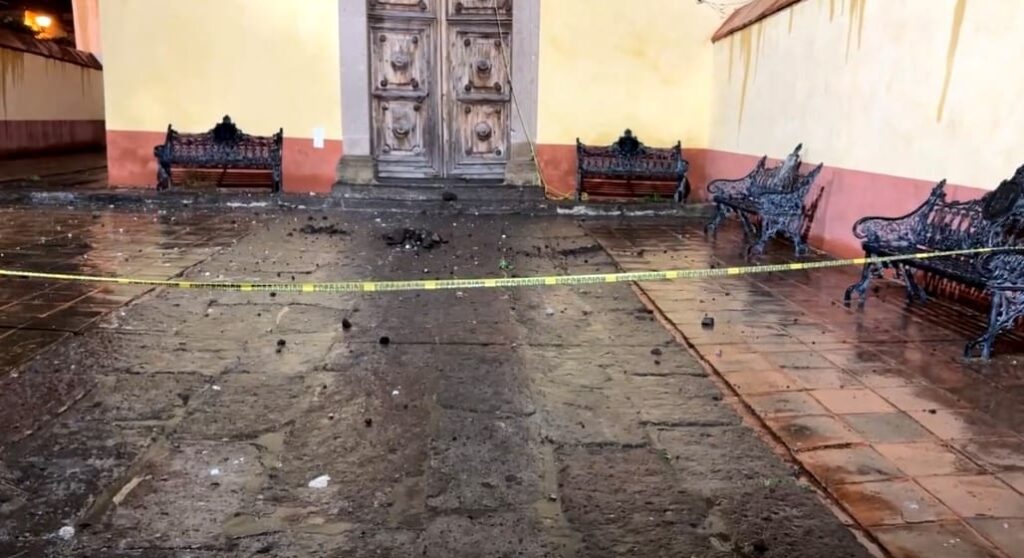 Rayo impacta el Museo de la Santa Veracruz; solo daños materiales