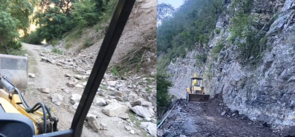 Gobierno refuerza rehabilitación de caminos en Cadereyta