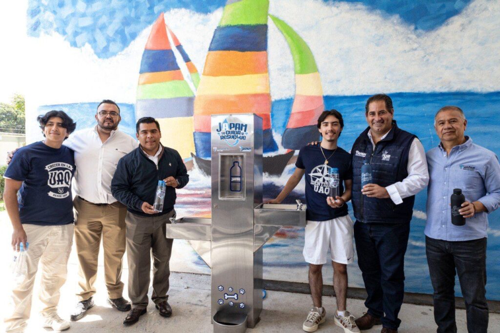 Con “Agua a tu Alcance” la JAPAM instala nuevos bebederos en instituciones educativas