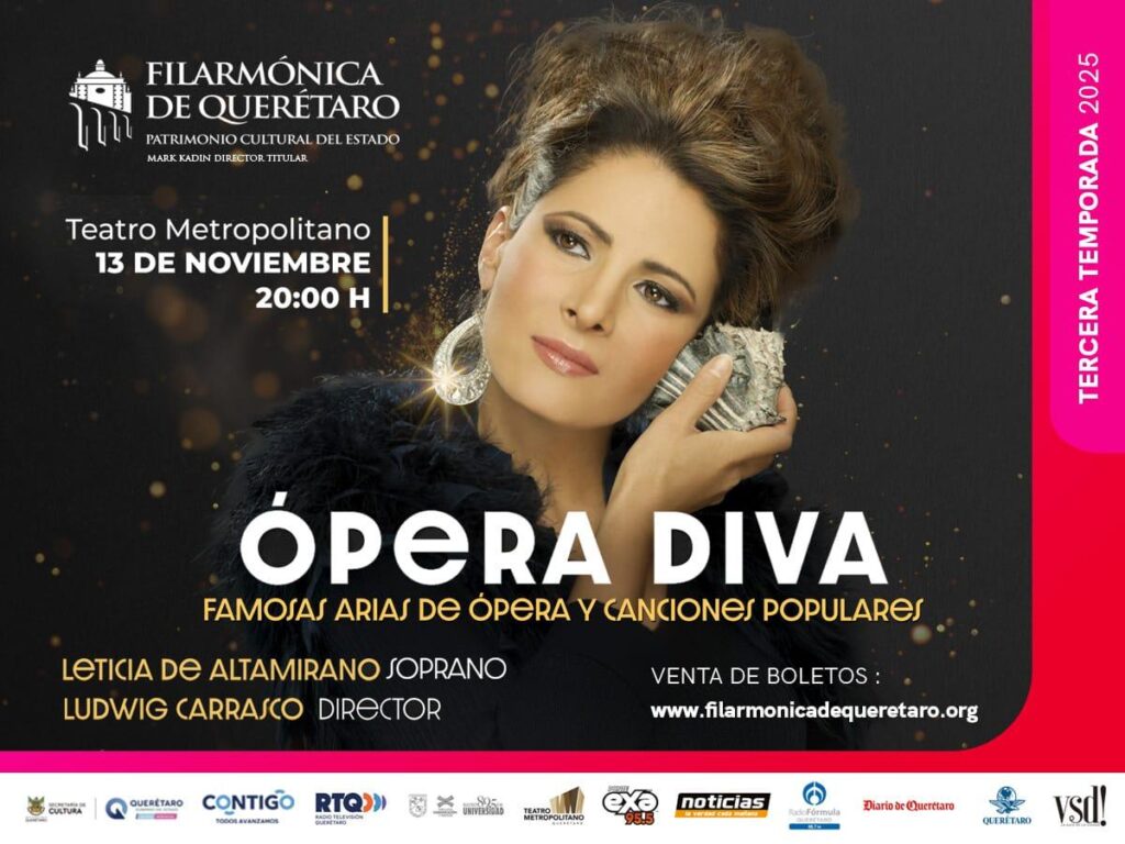 Presenta la OFEQ el concierto Ópera Diva: una noche para recordar