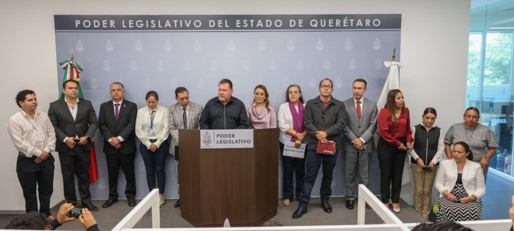 Morena, PT y PVEM reanudan sesión y eligen nueva Mesa Directiva en la LXI Legislatura de Querétaro