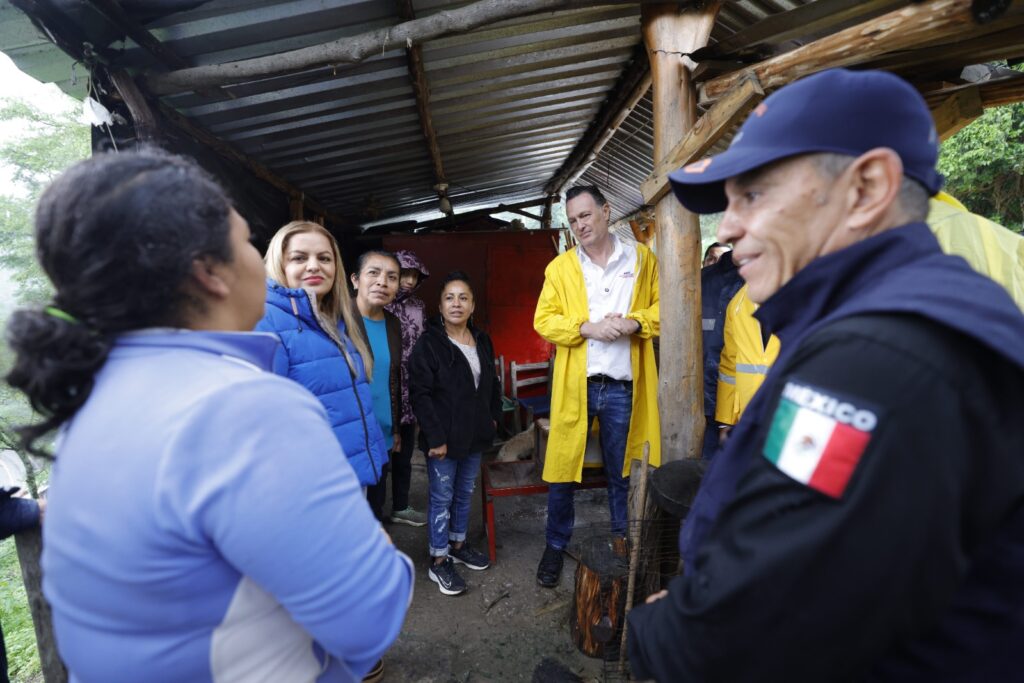 Recorre Gobernador zonas afectadas por las lluvias