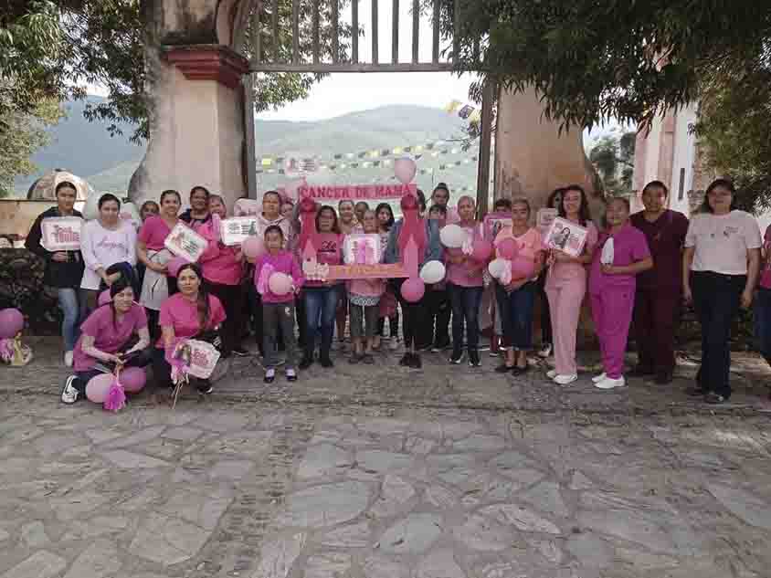 Realiza SESA Caminata Rosa en Landa de Matamoros