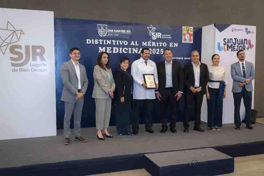 Encabeza SESA entrega de reconocimientos al Mérito Médico en SJR • P