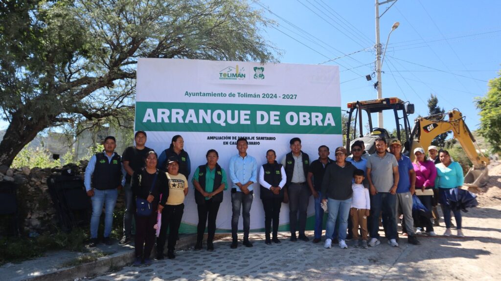 Inicia la ampliación de red de drenaje sanitario en San Antonio de la Cal