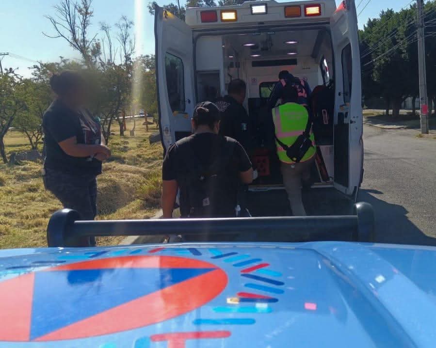 Motociclista resulta lesionado tras choque en Querétaro