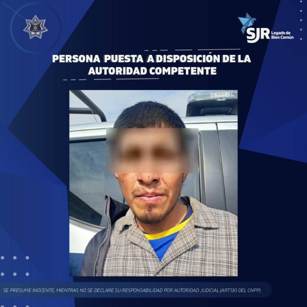 Detenido sujeto agresivo en el Centro; traía terminal Clip robada