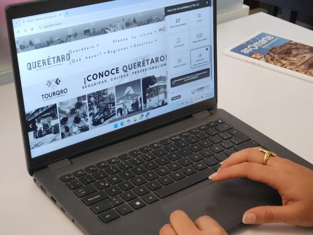 Incorpora SECTUR botón de accesibilidad en su portal oficial