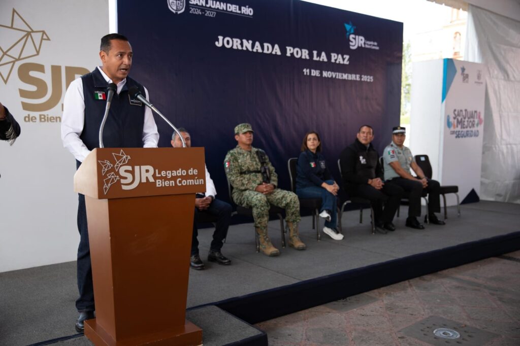 Realizan “Jornadas por la Paz” en San Juan del Río con más de 15 dependencias federales, estatales y municipales