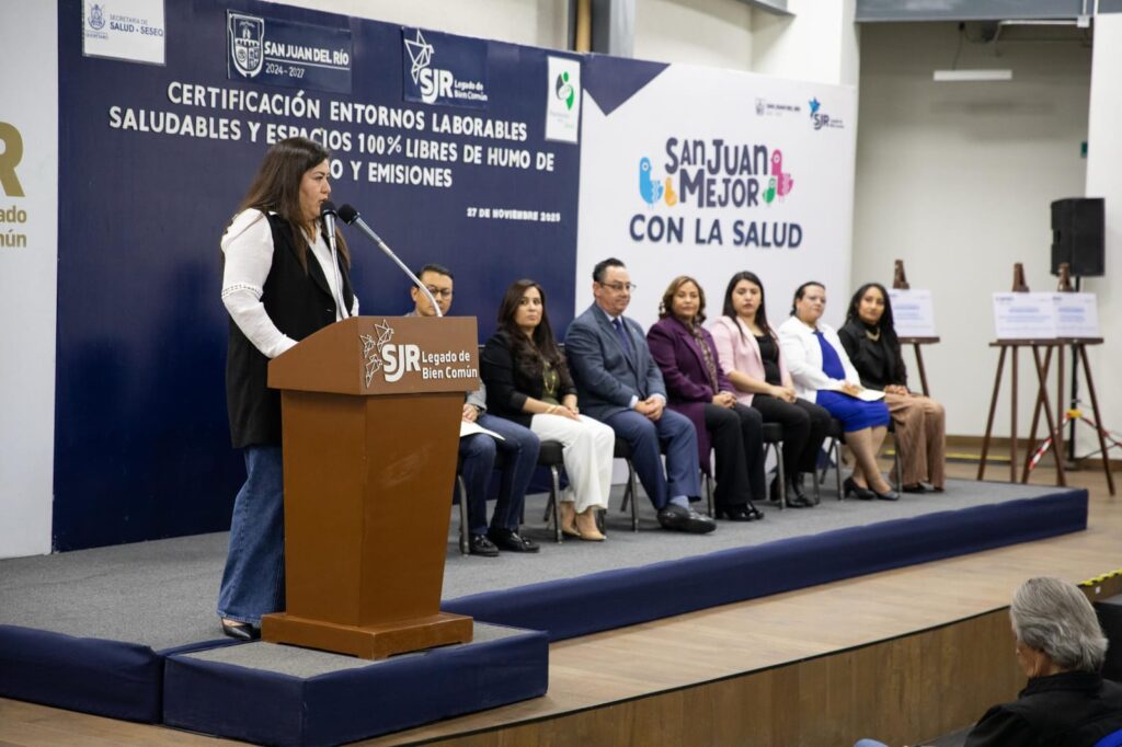 Certifican a 18 entornos laborales como sitios saludables, libres de humo de tabaco y emisiones