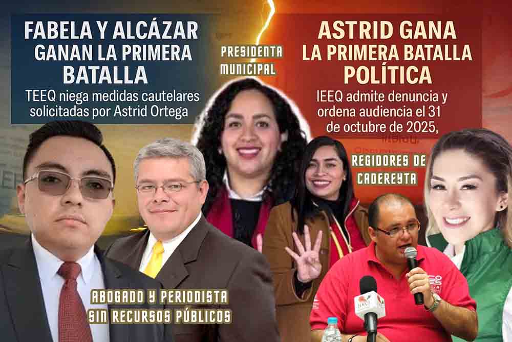 Fabela y Alcázar ganan otra: sin sanciones, los regidores se hunden