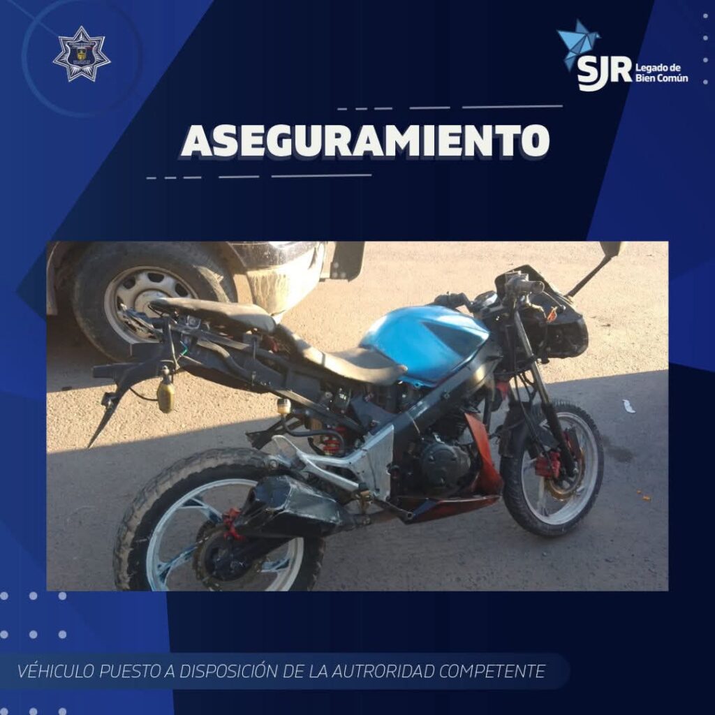 Aseguran motocicletas y vehículo robado en San Juan del Río