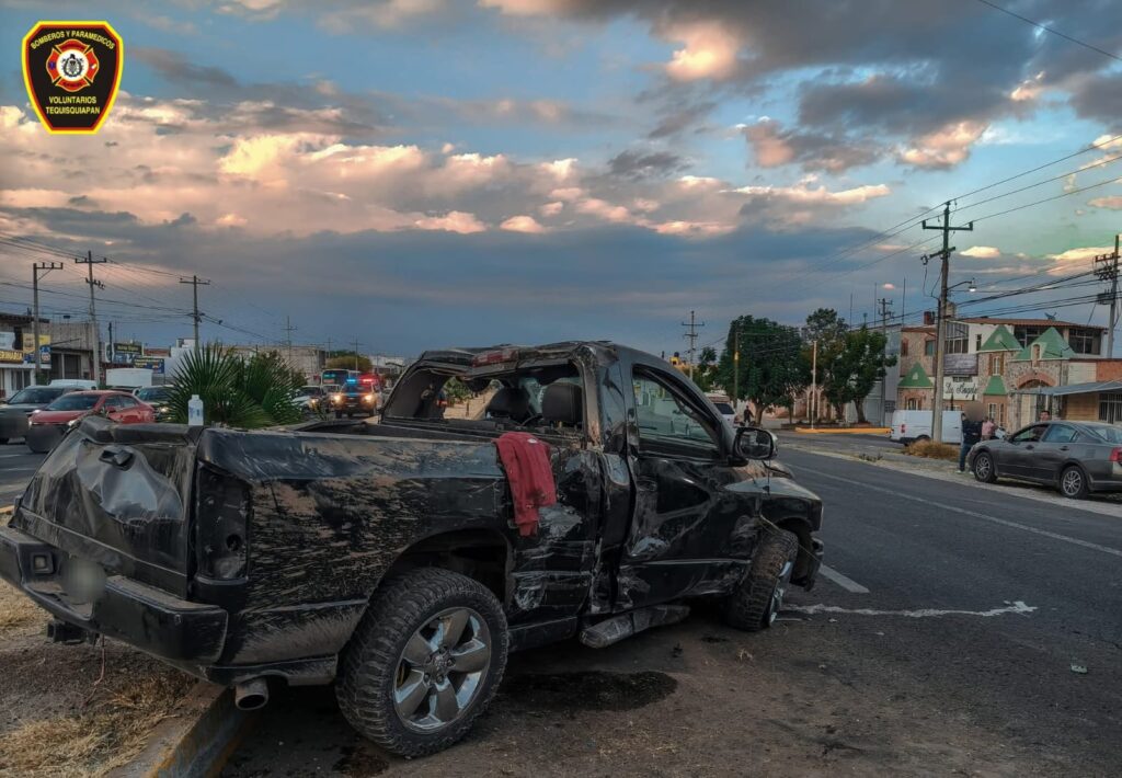 Tres lesionados tras fuerte percance en la carretera 120