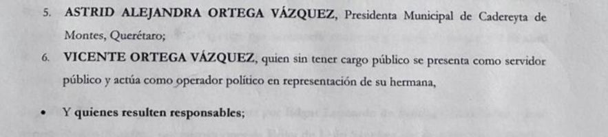 Denuncia Astrid y su Hermanao