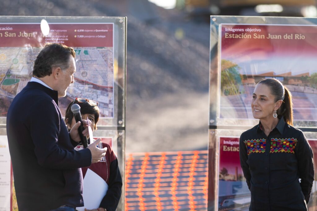 Avanza sin contratiempo la construcción del Tren México - Querétaro