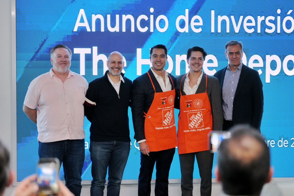 Anuncia Felifer Macías inversión de The Home Depot México por 406 millones de pesos