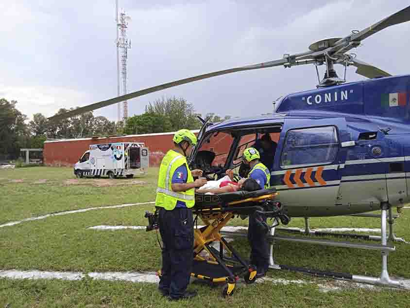 Oficialía Mayor brindó apoyo aéreo en 207 emergencias durante 2025