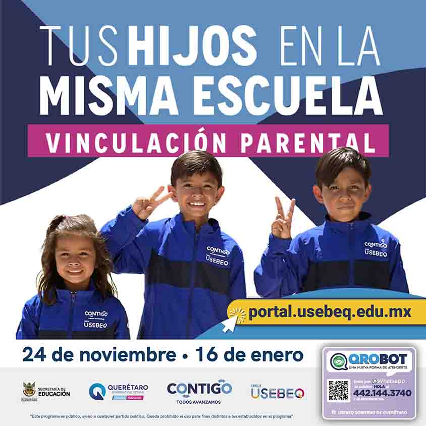 Mantiene USEBEQ abierto el proceso para la vinculación de hermanos