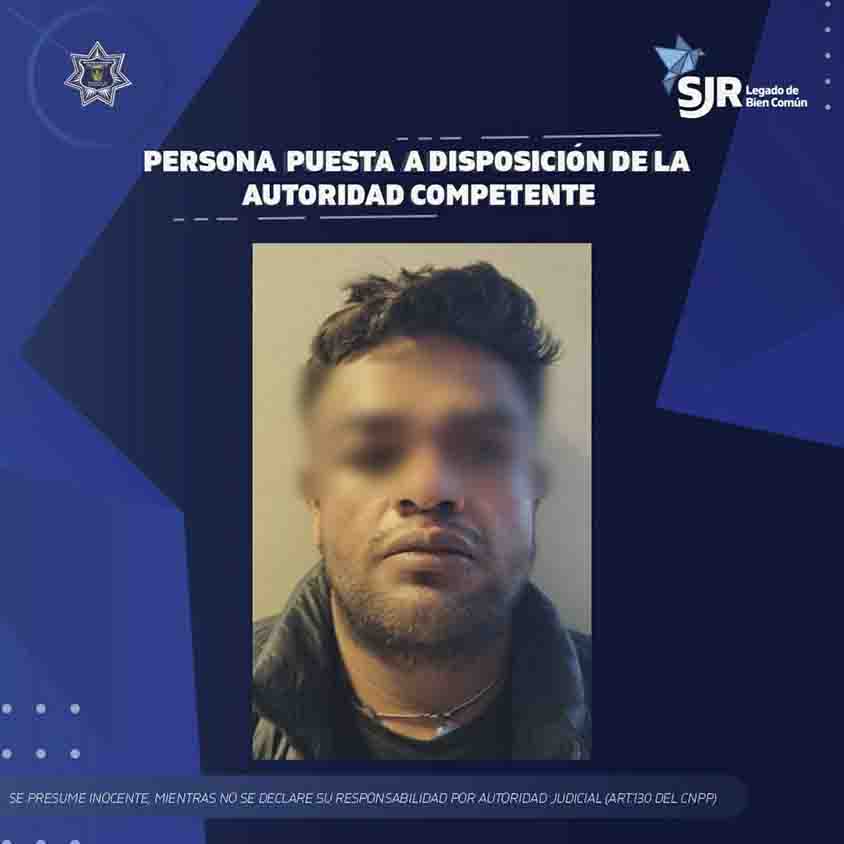 Cae presunto asaltante en La Llave