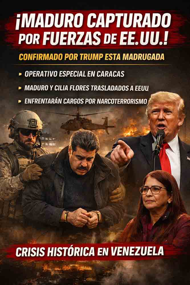 Cartel Capturan a Maduro