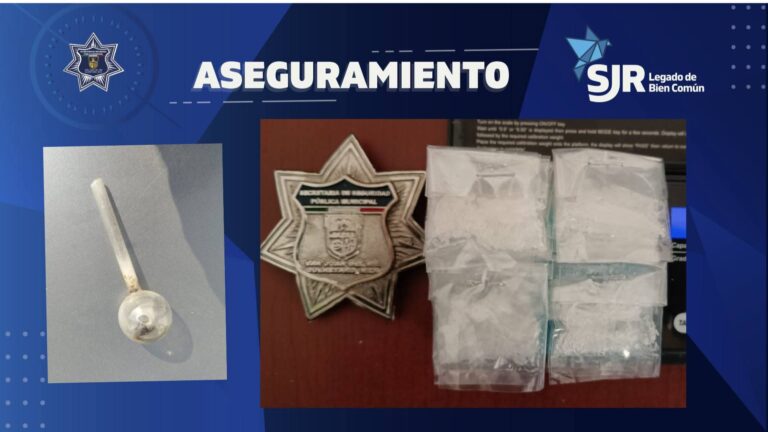 Detienen a dos por delitos contra la salud en la colonia Centro