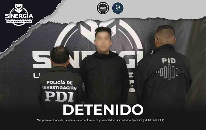 Sinergia detiene a “El Cholo” por robo en CDMX
