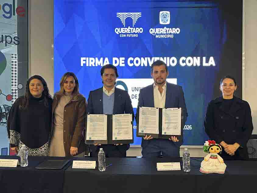 Querétaro firma convenio con la Universidad Real