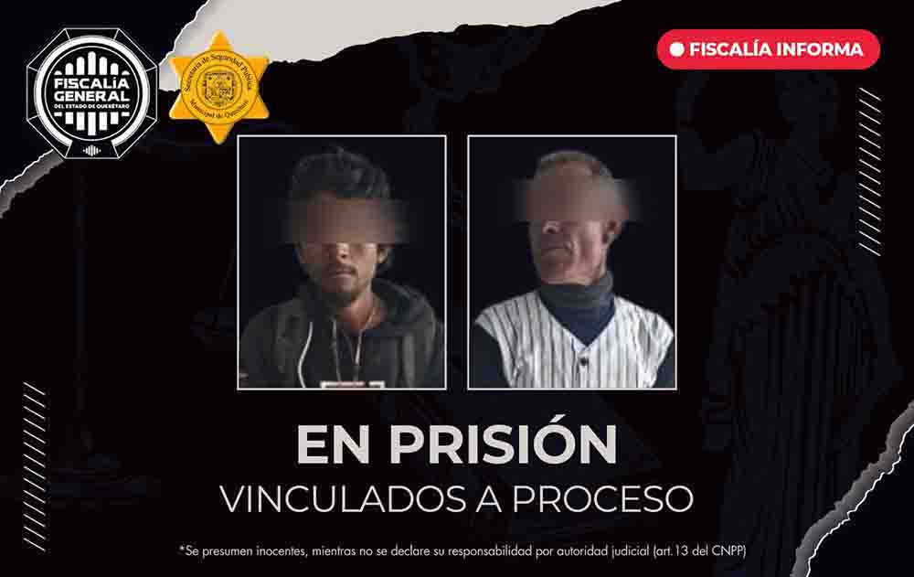 Dos vinculados a proceso por robo calificado en San Pablo