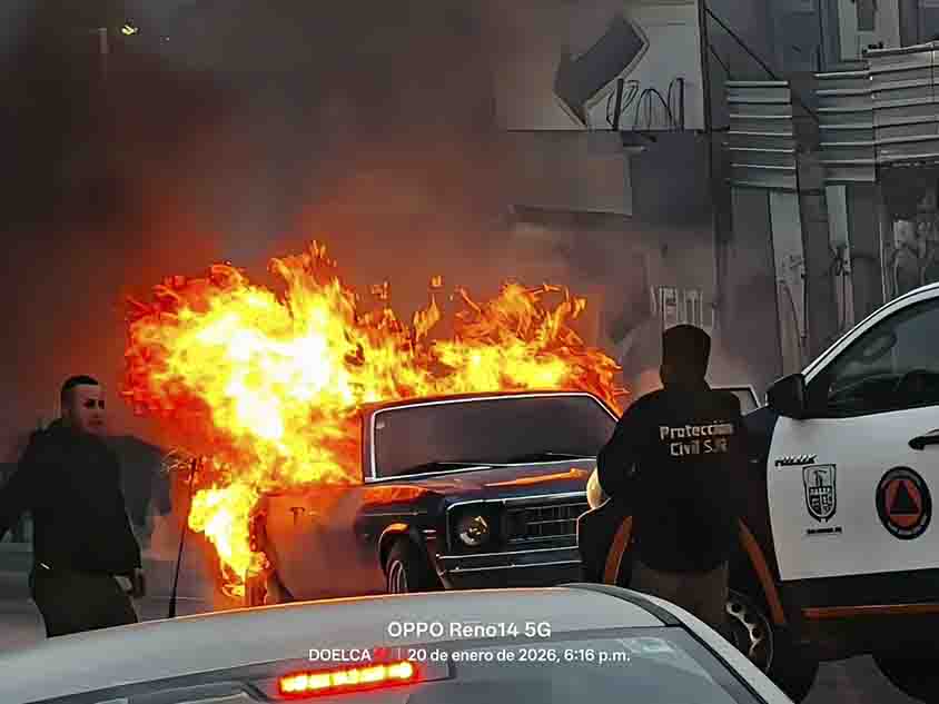 Fuego en plena tarde: cuando la avenida se volvió emergencia