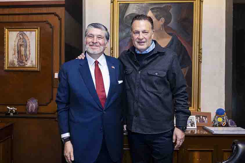 Gobernador se reúne con embajador de México en Corea del Sur