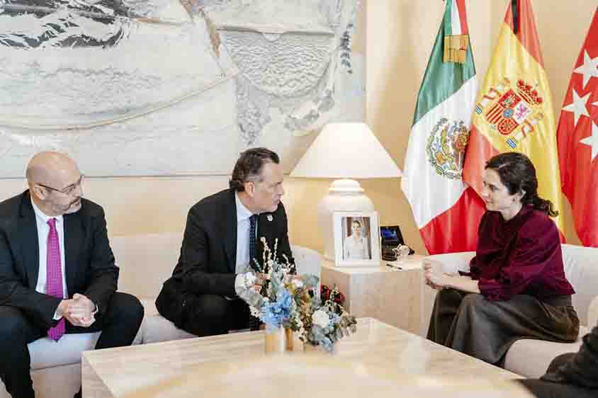 Gobernador se reúne con la Presidenta de Madrid