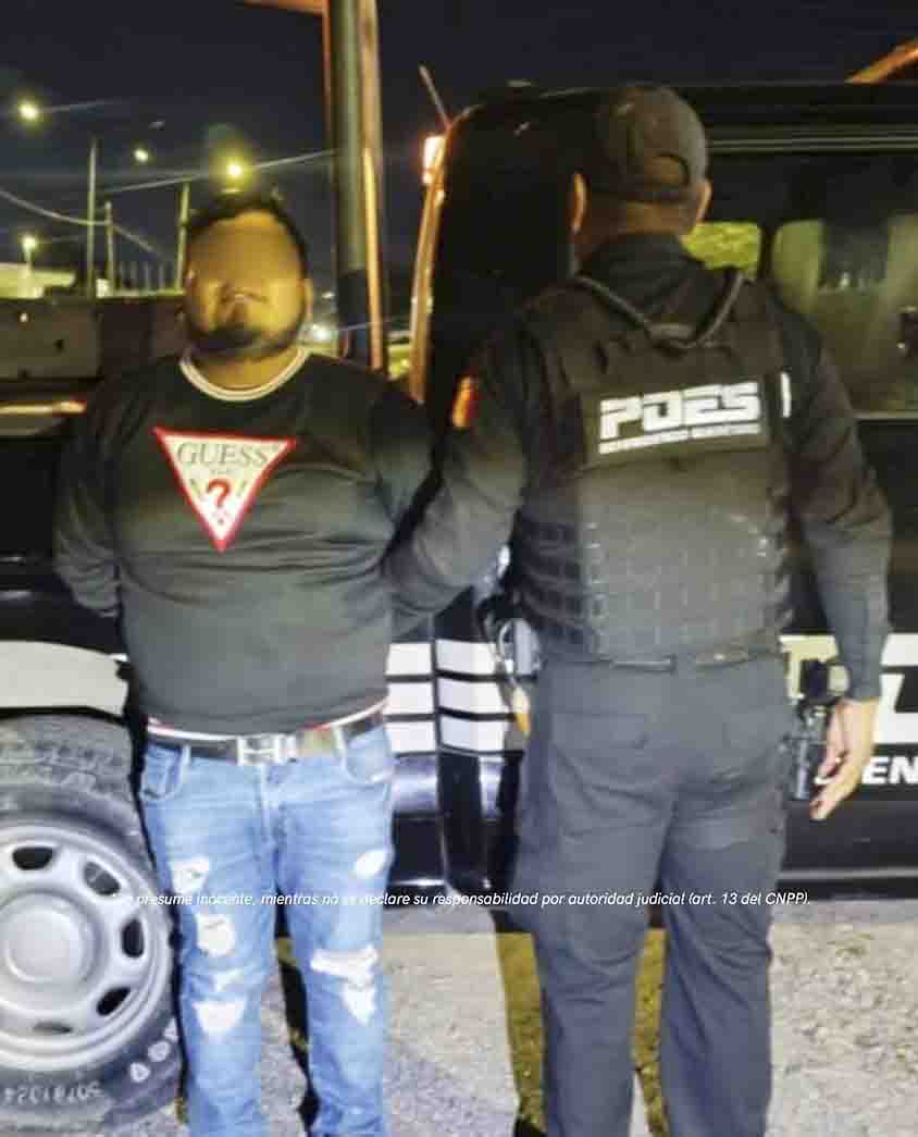 Detienen a hombre armado en operativo foráneo en Cadereyta