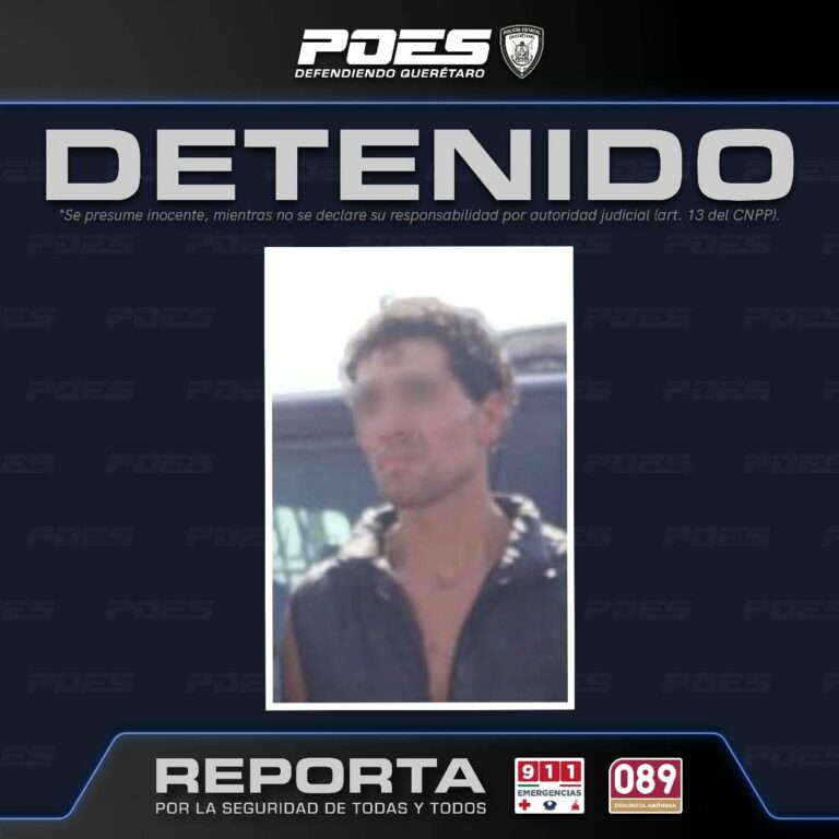 Aseguran vehículo y detienen a masculino por presunto delito