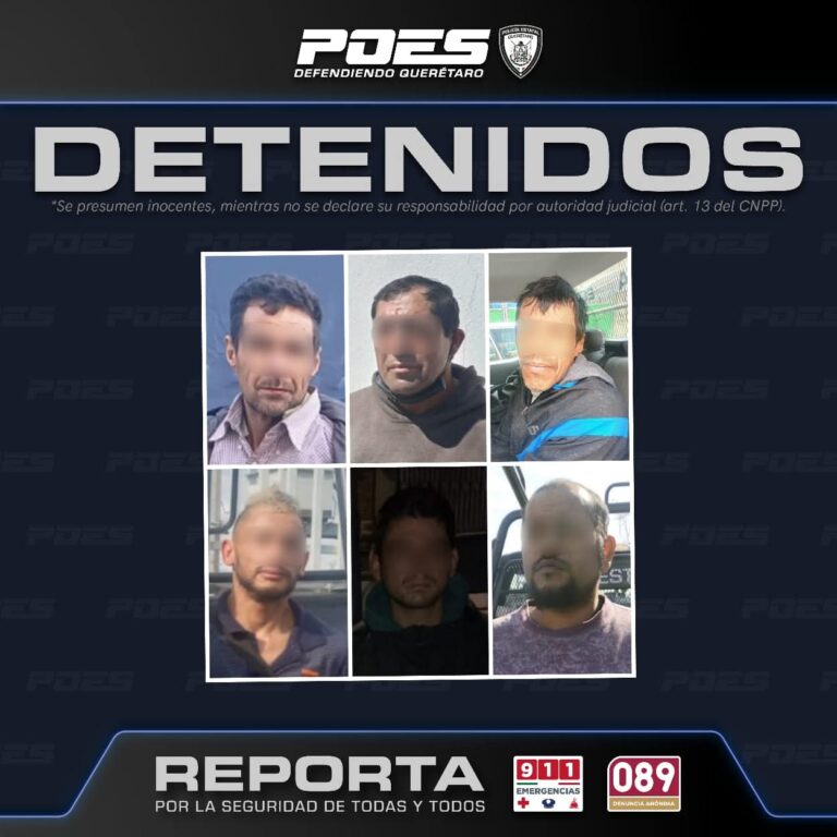 Caen seis por delitos contra la salud en Querétaro y SJR
