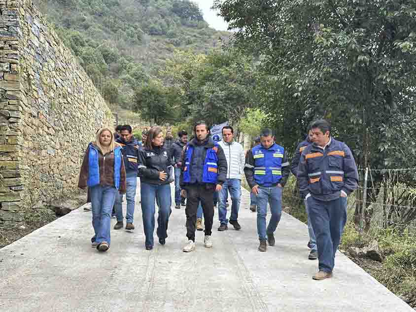 Con el respaldo del Gobierno Estatal, Pinal de Amoles se fortalece en infraestructura.