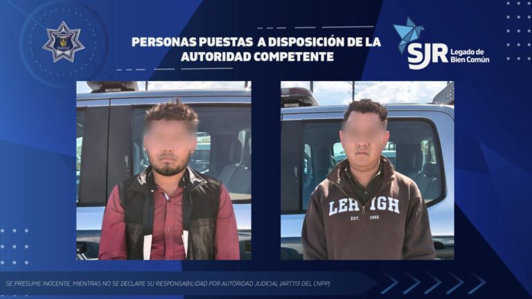 Detienen a dos por lesiones culposas tras choque