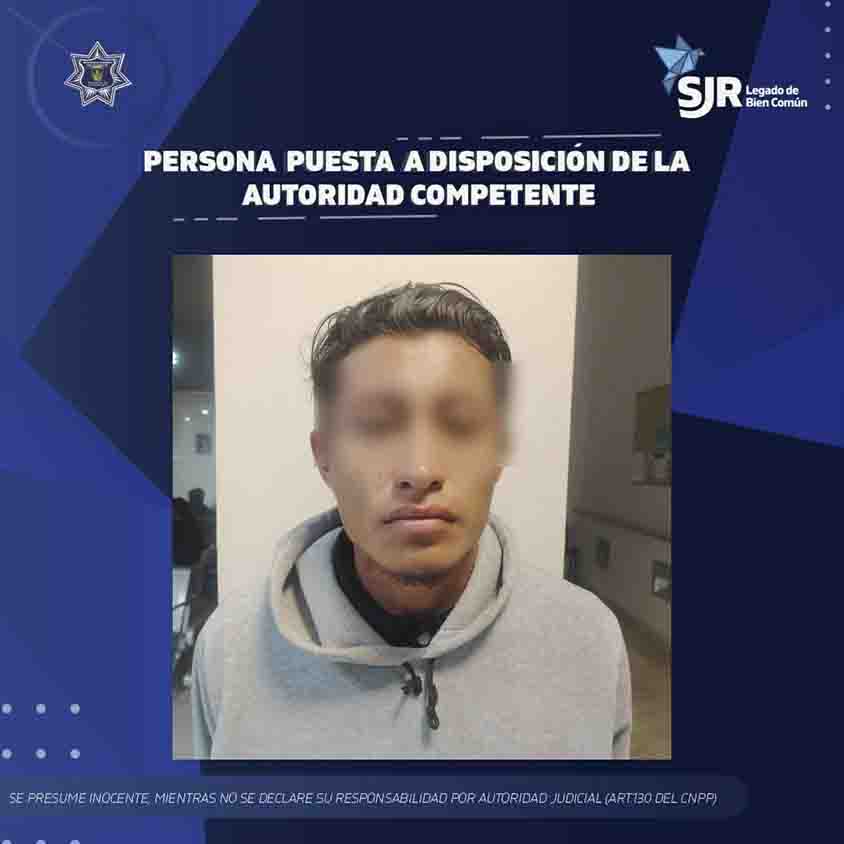 Detienen a sujeto por robo de celulares a menores en Indeco