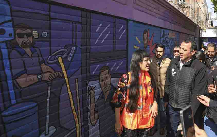 Roberto Cabrera entrega rehabilitación de la calle 5 de Mayo