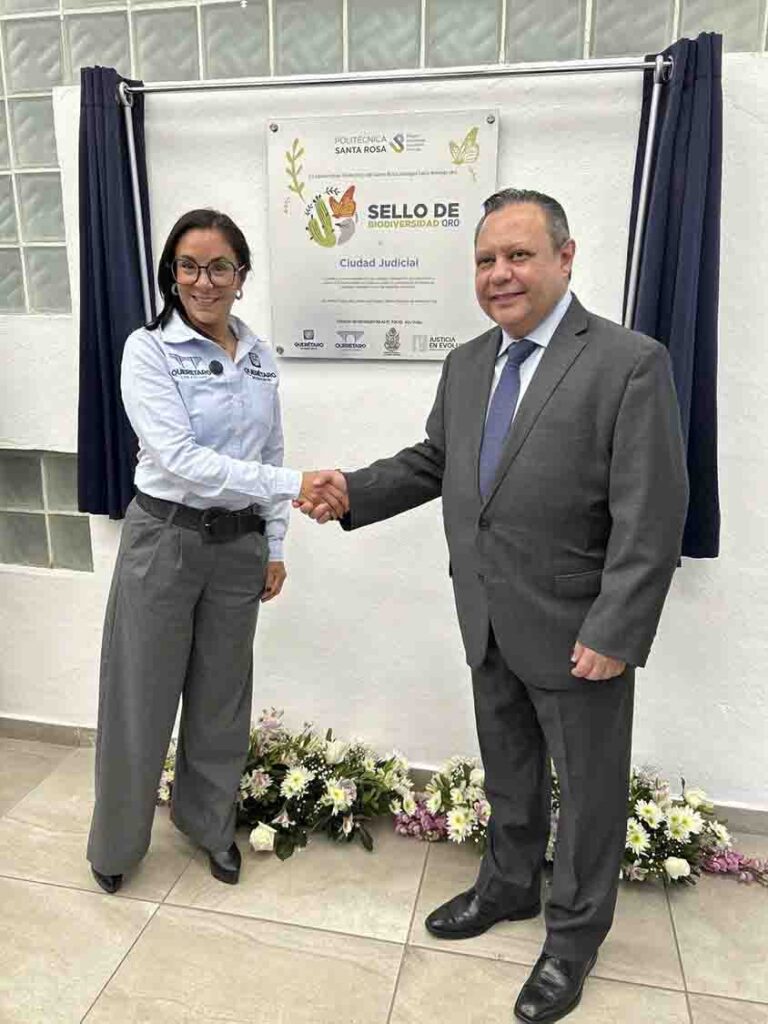 Ciudad Judicial recibe Sello de Biodiversidad