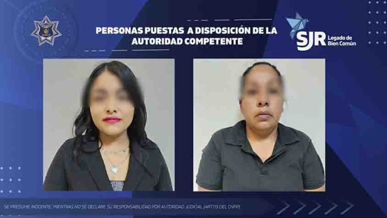 Dos detenidas por resistencia durante cateo en SJR